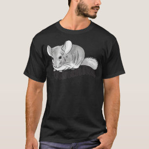 Illustration of a cute gray chinchilla T-Shirt