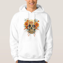 Illustration of a Day of the Dead Skull