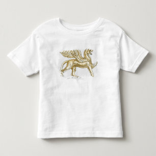 Illustration of a griffin statue toddler t-shirt