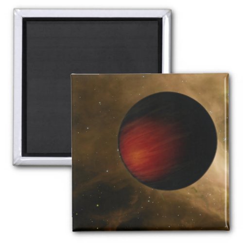 Illustration of a hot Jupiter called HD 149026b Magnet