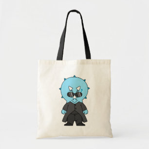 Illustration Of A Matrix Triceratops. Tote Bag