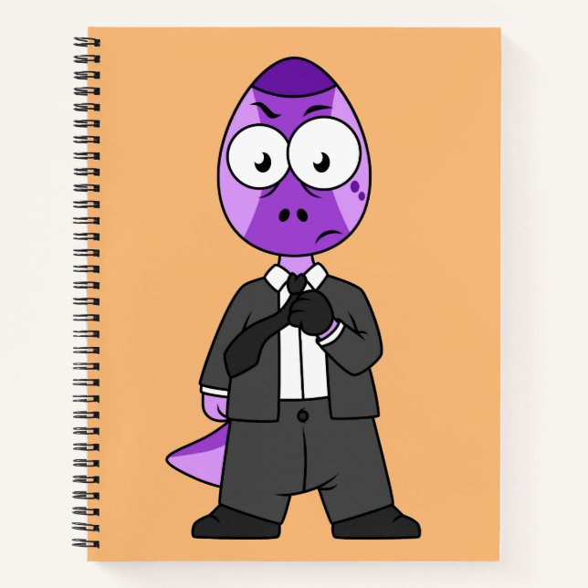 Illustration Of A Pachycephalosaurus Transporter. Notebook (Front)