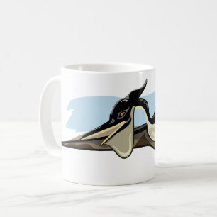 Illustration Of A Pteranodon Dinosaur. Coffee Mug