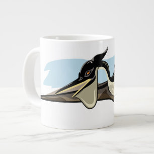 Illustration Of A Pteranodon Dinosaur. Giant Coffee Mug