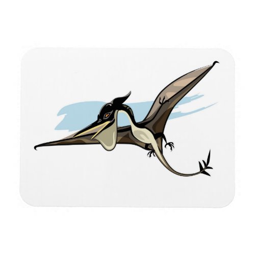 Illustration Of A Pteranodon Dinosaur Magnet