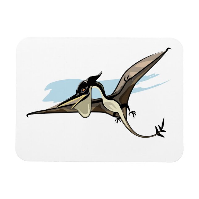 Illustration Of A Pteranodon Dinosaur. Magnet (Horizontal)