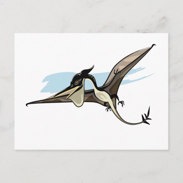 Illustration Of A Pteranodon Dinosaur. Postcard (Front)