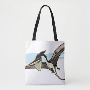 Illustration Of A Pteranodon Dinosaur. Tote Bag