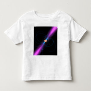 Illustration of a pulsar toddler t-shirt