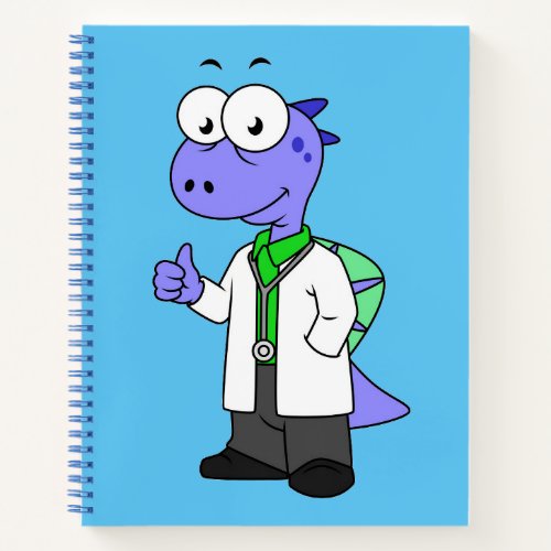 Illustration Of A Spinosaurus Doctor Notebook
