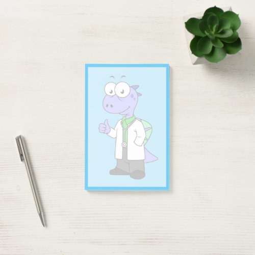 Illustration Of A Spinosaurus Doctor Post_it Notes