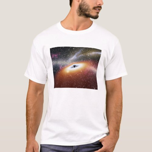 Illustration of a supermassive black hole T_Shirt