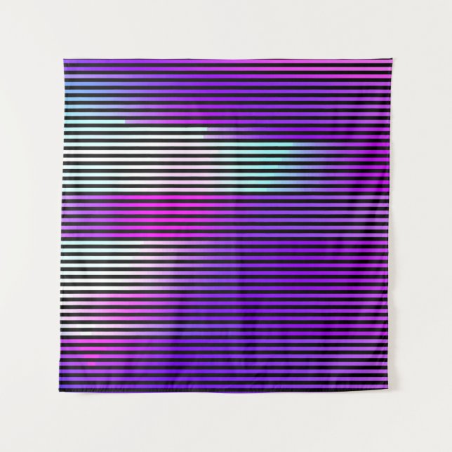  illustration of an abstract glitch background. Cy Tapestry (Front)
