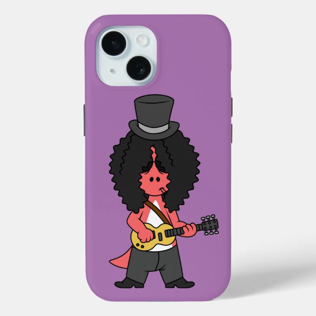 Illustration Of An Allosaurus Dressed As Rock Star Case-Mate iPhone Case (Back)