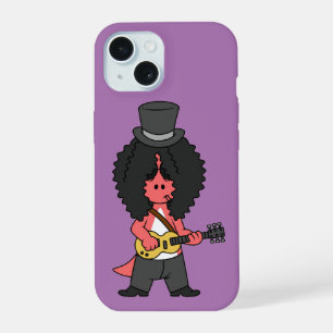 Illustration Of An Allosaurus Dressed As Rock Star iPhone 15 Case