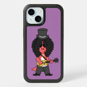 Illustration Of An Allosaurus Dressed As Rock Star iPhone 15 Case