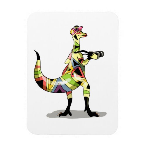 Illustration Of An Iguanodon Photographer Magnet