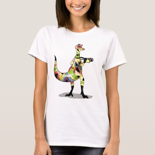 Illustration Of An Iguanodon Photographer T_Shirt