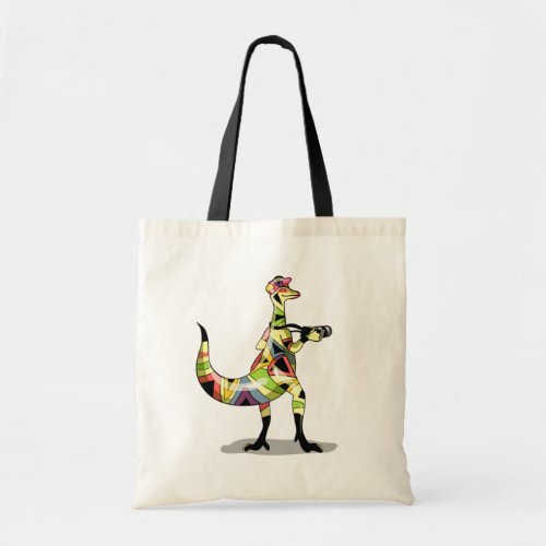 Illustration Of An Iguanodon Photographer Tote Bag