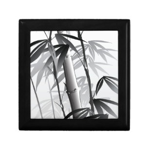 Illustration of an Oriental style painting Gift Box