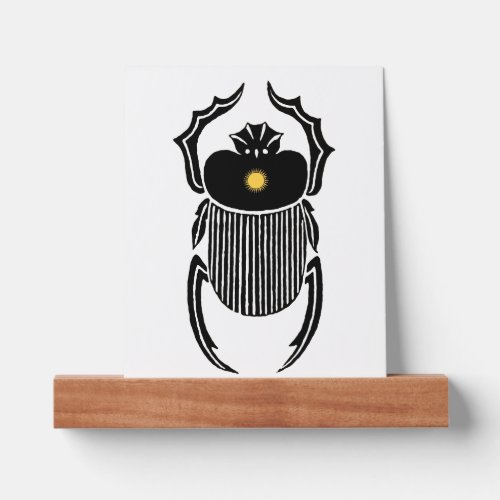 Illustration  of  Ancient Egyptian scarab beetle  Picture Ledge