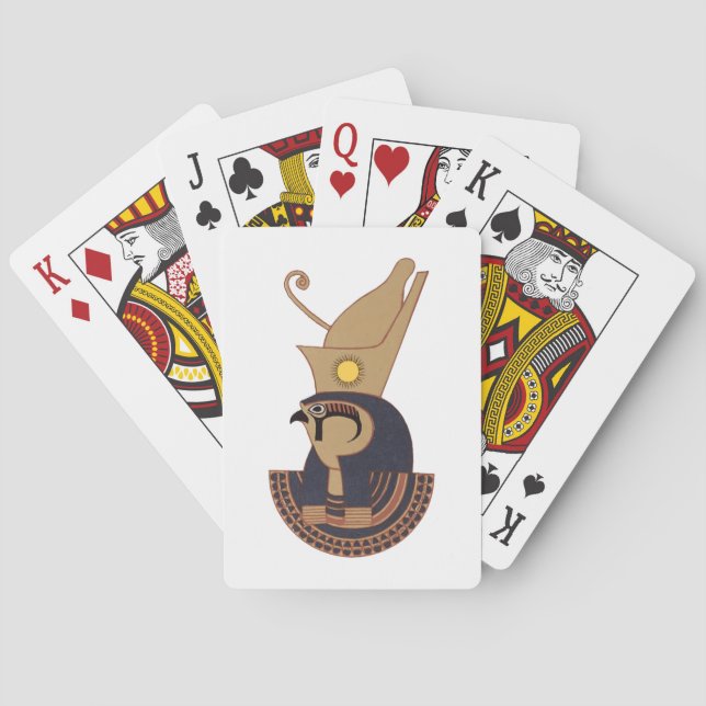  Illustration  of  Ancient Horus Egyptian god Poker Cards (Back)
