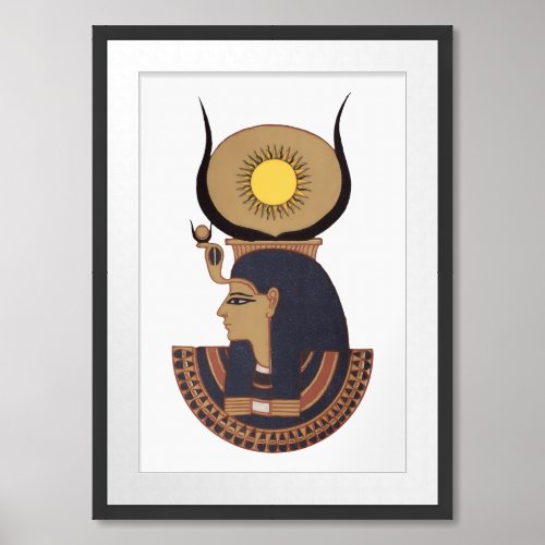 Illustration  of  Ancient Osiris Egyptian god  Framed Art