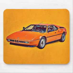 Illustration of BMW M1 Mouse Pad