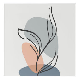 Illustration of Botanical Design Acrylic Print