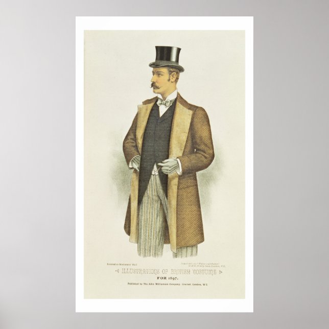 Illustration of British Costume, pub. by the John Poster (Front)
