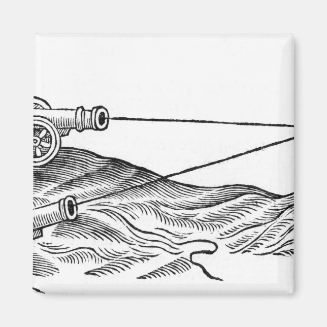 Illustration of Cannon Fire Magnet (Front)