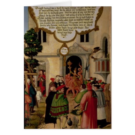 Illustration of Christ's teaching (Front)