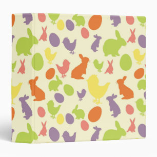 Illustration of Easter background 3 Ring Binder