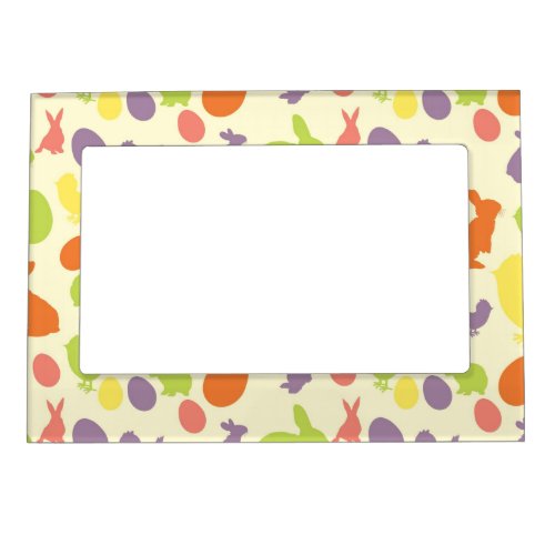 Illustration of Easter background Magnetic Photo Frame