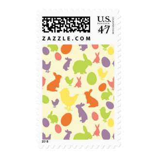 Illustration of Easter background Postage