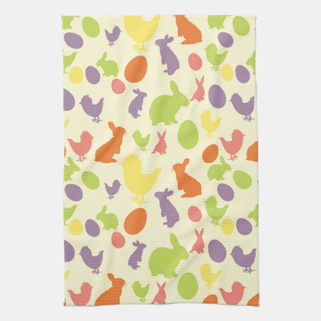 Illustration of Easter background Towel (Vertical)