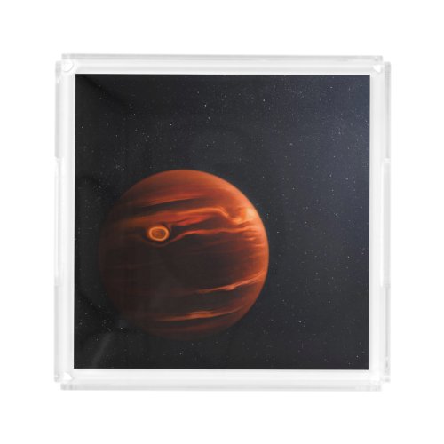 Illustration Of Exoplanet Vhs 1256 B And Its Stars Acrylic Tray