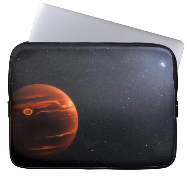 Illustration Of Exoplanet Vhs 1256 B And Its Stars Laptop Sleeve (Front)