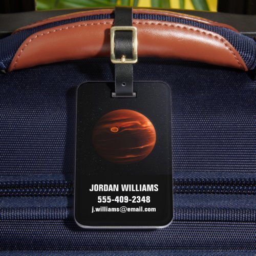 Illustration Of Exoplanet Vhs 1256 B And Its Stars Luggage Tag