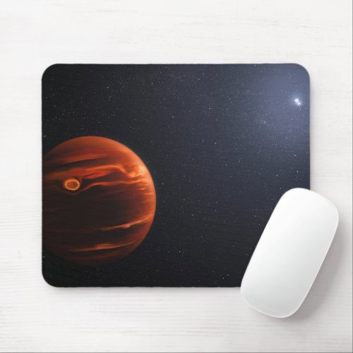 Illustration Of Exoplanet Vhs 1256 B And Its Stars Mouse Pad