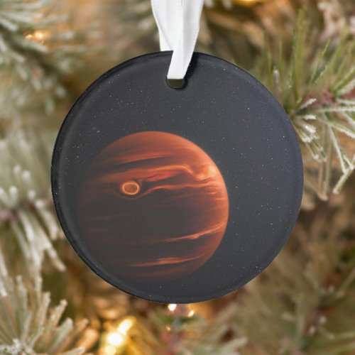 Illustration Of Exoplanet Vhs 1256 B And Its Stars Ornament