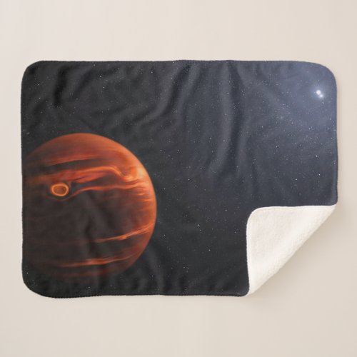 Illustration Of Exoplanet Vhs 1256 B And Its Stars Sherpa Blanket