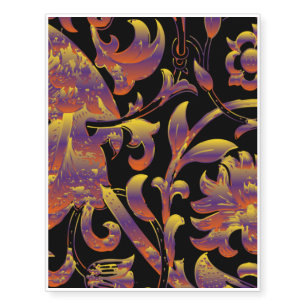 Illustration of Floral Antique Magnet Case-Mate i Temporary Tattoos