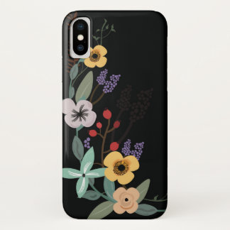 Illustration of flowers on a phone case