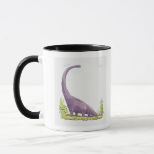 Illustration of Giraffatitan dinosaur Mug