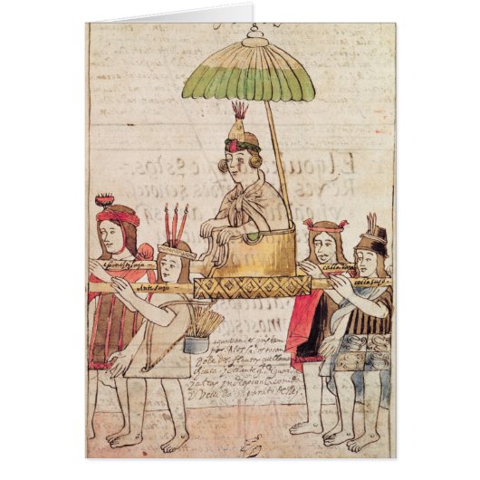 Illustration of Huascar Inca Cards (Front)
