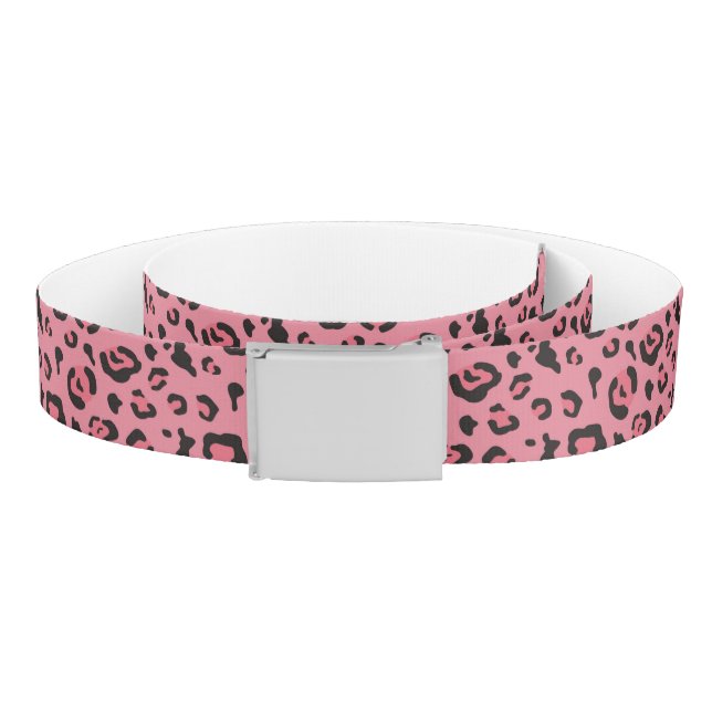Illustration of Leopard Pink Animal Belt (Coil)