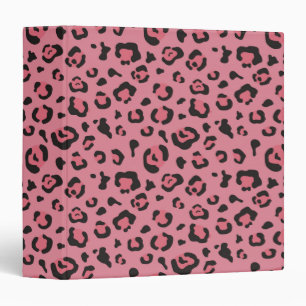 Illustration of Leopard Pink Animal Binder