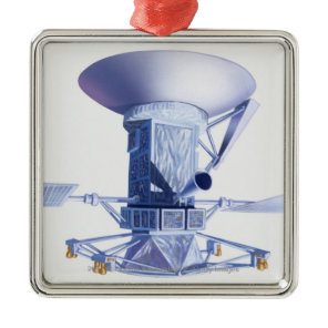 Illustration of Magellan spacecraft Metal Ornament
