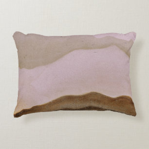 Illustration of man sitting with meditating pose accent pillow